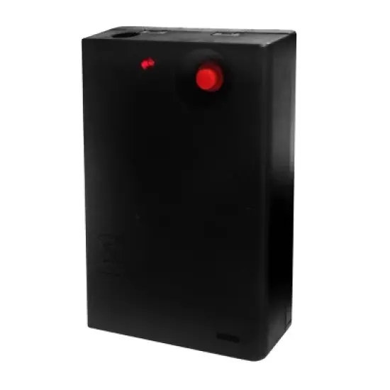 ActionHeat AA Battery Heated Reversible Scarf - Black image {3}