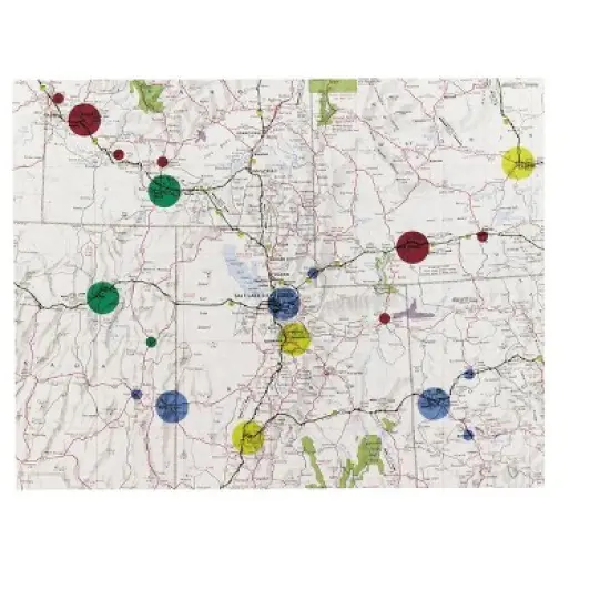 Avery See-Through Color-Coding Removable Labels, 3/4 Inch Round Labels, Assorted Translucent Colors, Non-Printable, 1,015 Dot Stickers Total (5473) image {4}