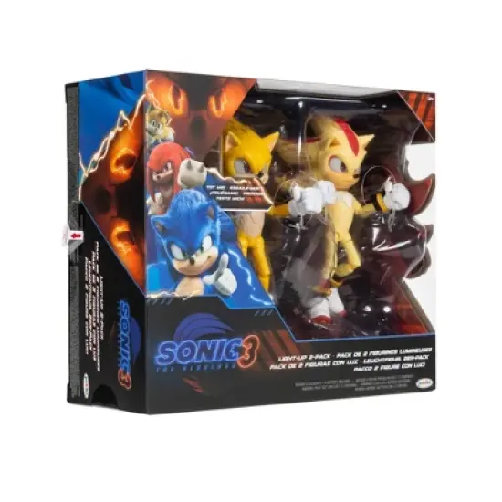 Sonic the Hedgehog 3 Light-Up Action Figure - 2pk image {16}