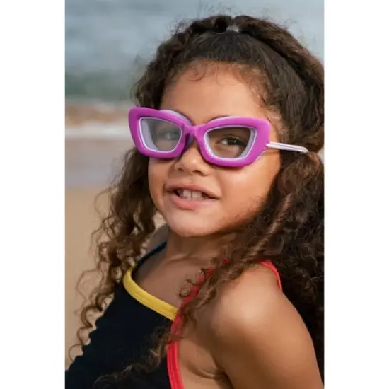 Speedo Kids' Sunny Vibes Swim Goggles - Purple: Age 3-6, Polycarbonate, Swim Gear image {4}