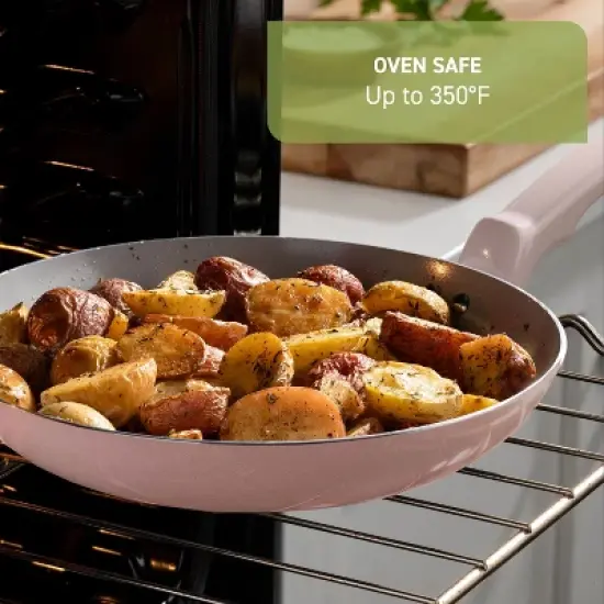 T-fal 20pc Ceramic Nonstick Cookware Set, Refresh Ceramic, Mint Green image {6}