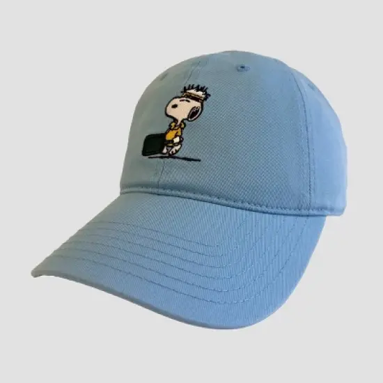 Men's Snoopy Pickleball Baseball Hat - Light Blue image {2}