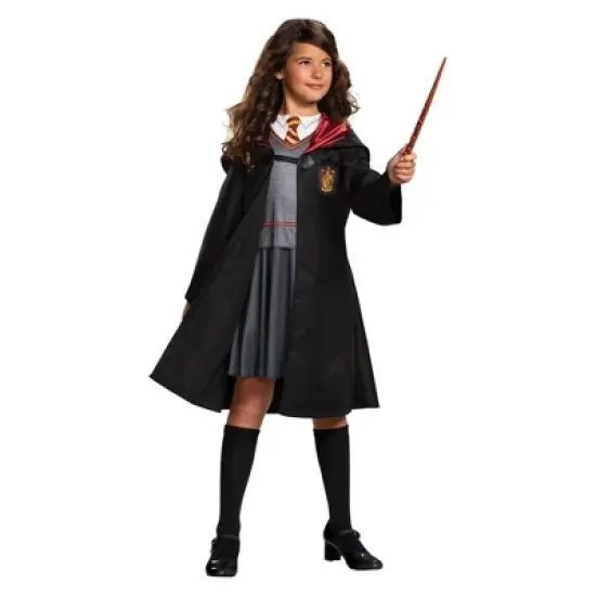 Kids' Harry Potter Hermione Granger Classic Halloween Costume Dress with Attached Robe image {7}