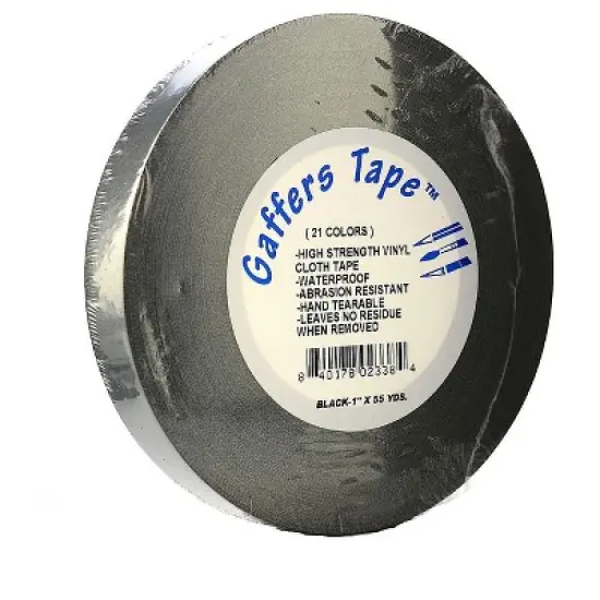 Pro Tapes Pro-Gaffer Tape 1 In. X 60 Yd. (PG1BLA) 51357 image {1}