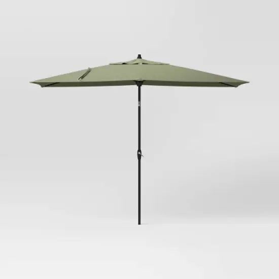 10'x6' Rectangular Market Patio Umbrella - Black Pole - Threshold&trade; image {12}