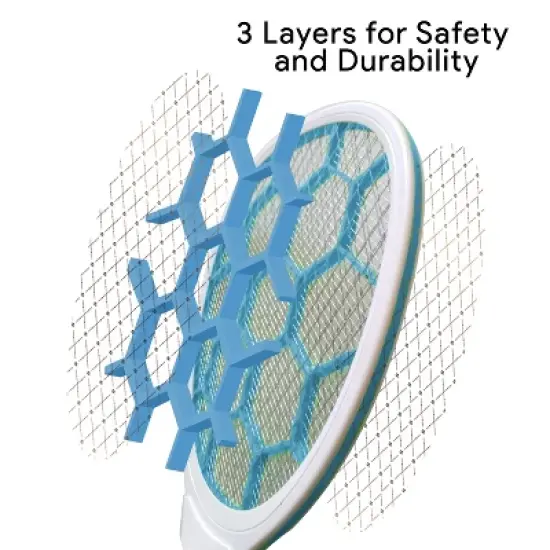 Dartwood Portable Bug Zapper, USB Rechargeable and Battery Powered Mosquito Killer, Insect Trap and Fly Swatter image {4}