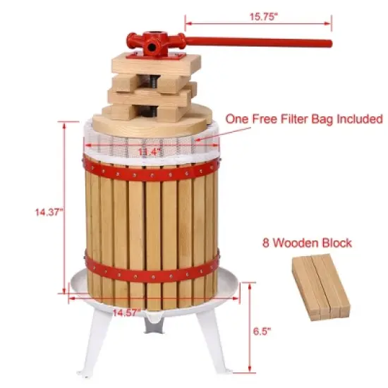 Dexmalle Fruit Wine Press-4.8Gallon/18L image {5}