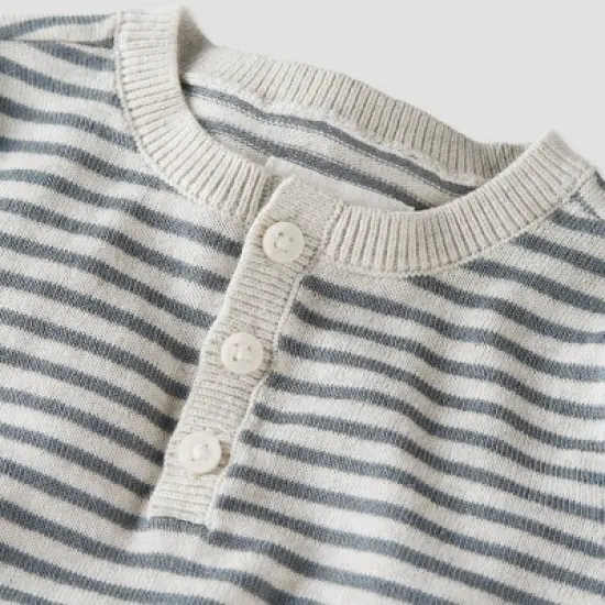 Little Planet by Carter&rsquo;s Baby 2pc Striped Top and Bottom Set - Heather Gray image {2}