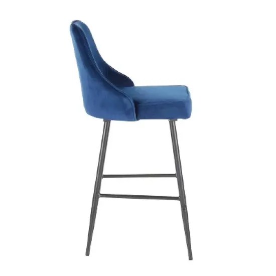 Set of 2 Marcel Contemporary Counter Height Barstools - LumiSource image {2}