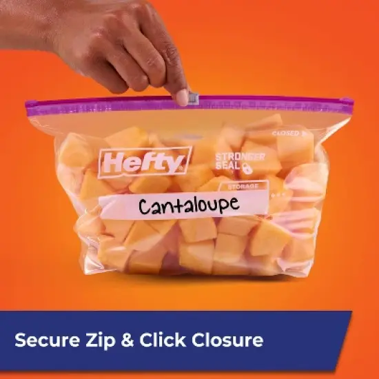 Hefty Half Gallon Storage Slider Bags - 32ct image {3}