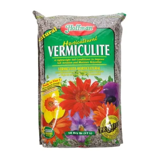 Hoffman Horticultural Vermiculite Lightweight Garden Soil Conditioner for Aeration and Moisture Retention image {6}