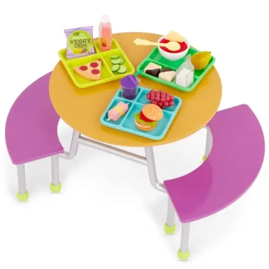 Our Generation Cafeteria Table School Accessory Set for 18" Dolls image {1}
