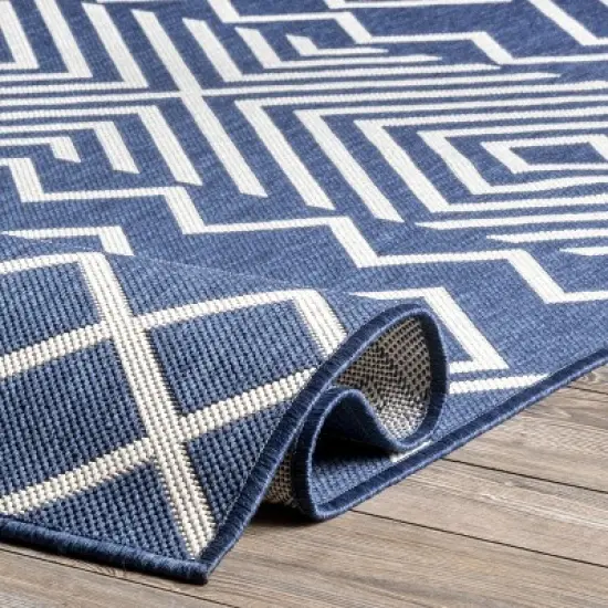 nuLOOM Celine Aztec Indoor/Outdoor Area Rug image {3}