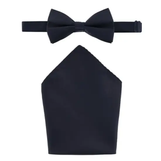 CTM Men's Classic Bow Tie and Pocket Square image {5}