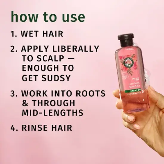 Herbal Essences Travel Size Smooth Shampoo with Rose Hips & Jojoba Extracts - 3.38 fl oz image {7}