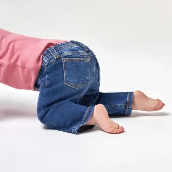 Gerber Infant Denim Straight Fit with Elastic Back image {2}