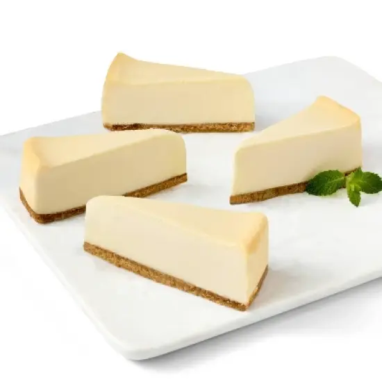 New York Style Cheesecake Slices - 12oz/4ct - Favorite Day&trade; image {3}