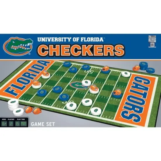 MasterPieces Officially licensed NCAA Florida Gators Checkers Board Game for Families and Kids ages 6 and Up image {1}