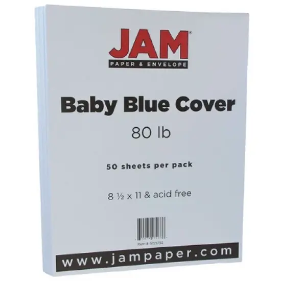 JAM Paper 50pk Basis 80lb Cardstock Paper 8.5" x 11" image {4}