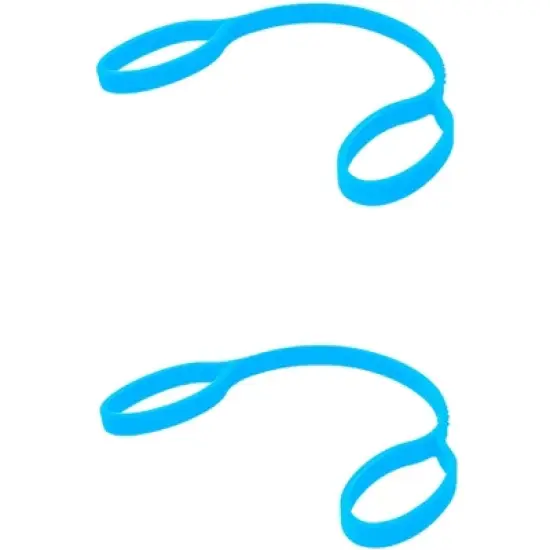 Chewigem Chewipal Chewable Strap, Blue, Set of 2 image {1}