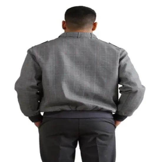 Members Only - Men's Anderson Glen Plaid Iconic Racer Jacket image {2}