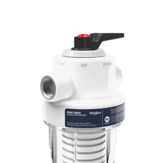 Whirlpool Whole House Water Filtration System WHKF-DWHV, Includes Replacement Water Filter WHKF-GD05 image {4}