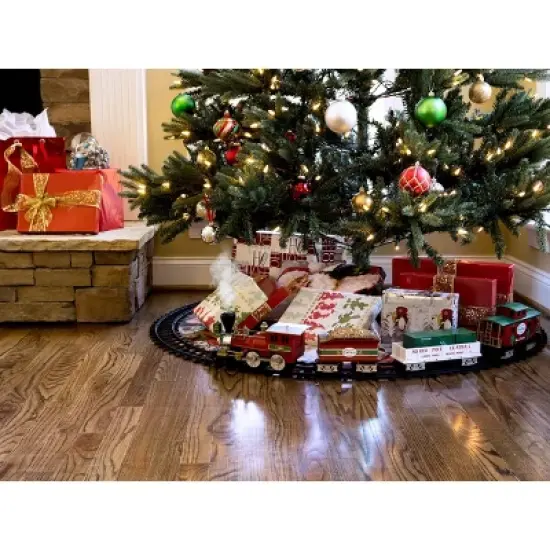 Lionel North Pole Central RTP Set with Bluetooth: Battery Operated Plastic Train Playset, 37 Pieces image {33}