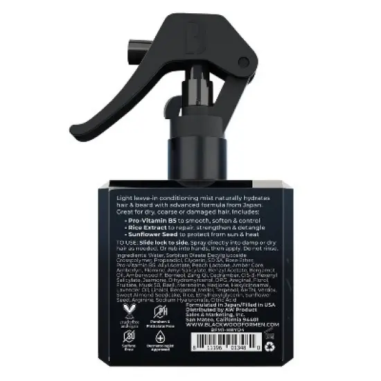 Blackwood for Men Hair & Beard Hydrator - 4 fl oz image {1}