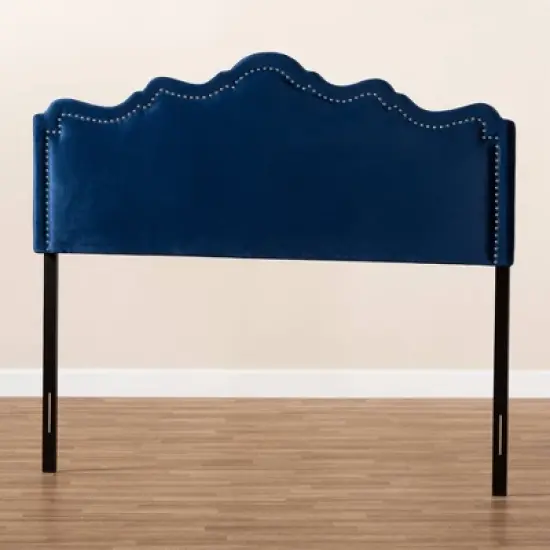 Nadeen Velvet Headboard - Baxton Studio image {2}