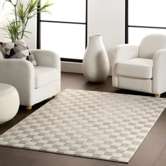 Nuloom Alaiya Checkered Machine Washable Indoor Area Rug image {1}