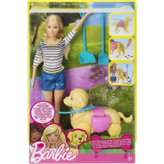 Barbie Walk and Potty Pup Doll and Playset image {5}