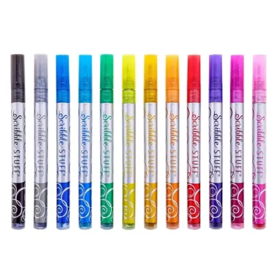 Scribble Stuff 12ct Outliner Markers, Teacher Supplies image {4}