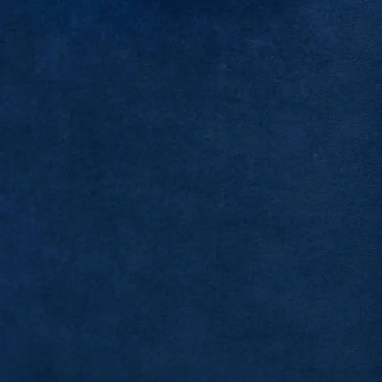 Baxton Studio Queen Calgary Velvet Fabric and Wood Platform Bed Royal Blue/Walnut Brown image {6}