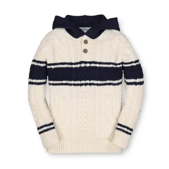 Hope & Henry Boys' Hooded Pullover Sweater, Infant image {10}