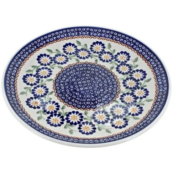 Blue Rose Polish Pottery T134 Manufaktura Lunch Plate image {6}