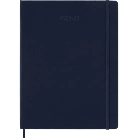 Moleskine 2023 Notebook Planner Weekly 18 Month XL Hard Cover Sapphire Blue image {1}