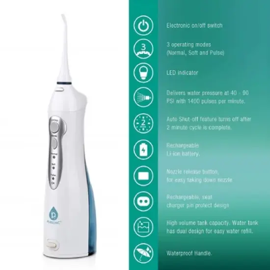 Pursonic USB Rechargeable Oral Irrigator image {2}