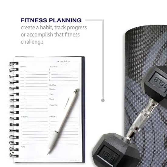 Kahootie Co. Kahootie Co Daily Planner For Your Busy Days 5.5"x8.5" Teal Diamonds (ITKDTD) image {7}