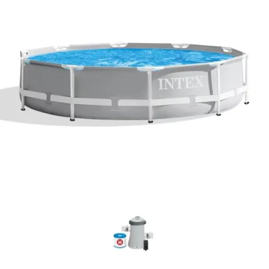 Intex Prism Frame Above Ground Swimming Pool image {6}