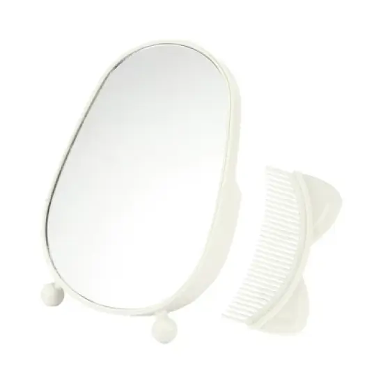 Unique Bargains Cartoon Ears Desktop Cosmetic Mirror 1 Pc image {3}