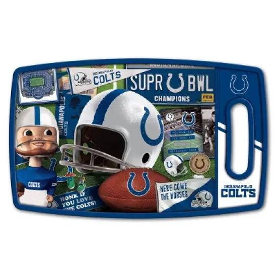 NFL Indianapolis Colts Retro Series Cutting Board image {4}