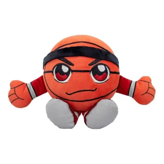 Bleacher Creatures Ohio State Buckeyes 8" Kuricha Basketball Sitting Plush image {1}