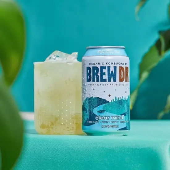 Brew Dr. Kombucha Clear Mind - 12 fl oz Cans/4pk image {1}