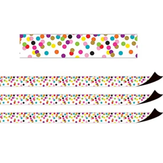 Teacher Created Resources&reg; Confetti Magnetic Border, 24 Feet Per Pack, 3 Packs image {2}