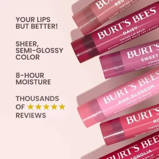 Burt's Bees Natural Origin Tinted Lip Balm - Daisy - 0.15oz image {3}