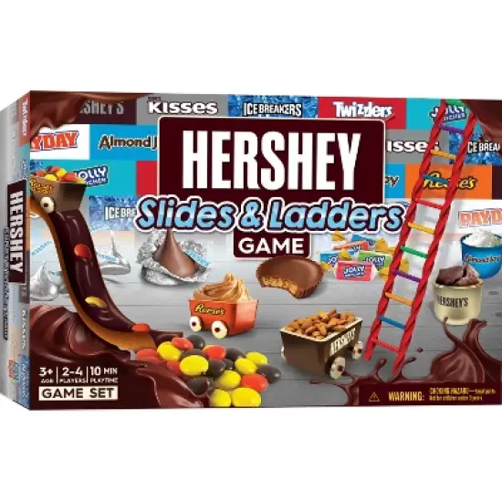 Hershey's Slides & Ladders Board Game for Kids - Chocolate Ladder Fun, Ages 3+ image {1}