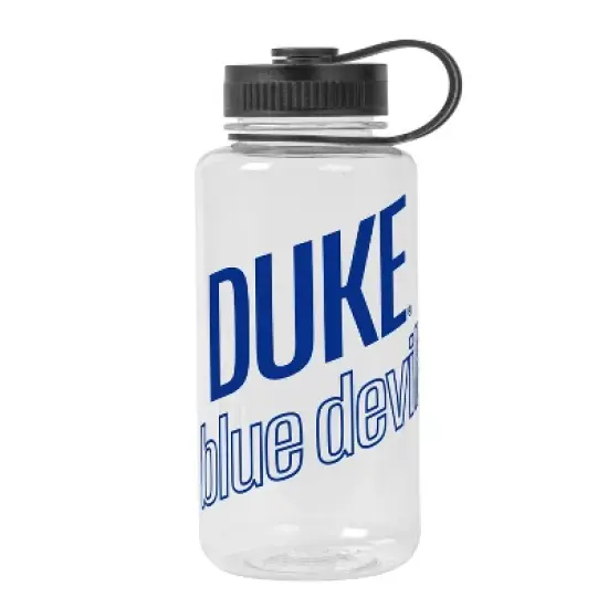 NCAA Duke Blue Devils Portable Drinkware - 38oz: Plastic Water Bottle with Lid image {2}