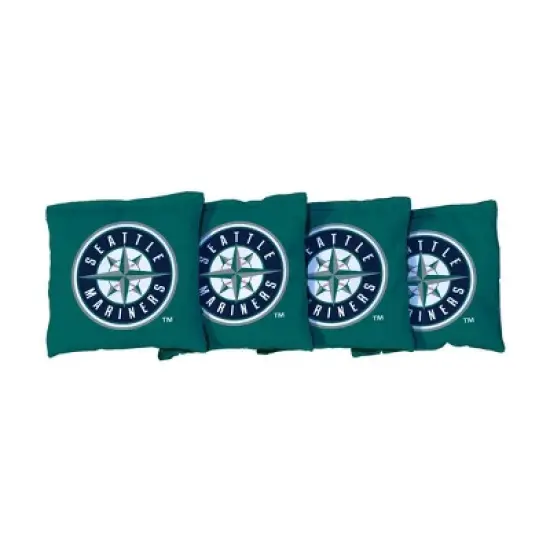 MLB Seattle Mariners Corn-Filled Cornhole Bags Green - 4pk image {1}