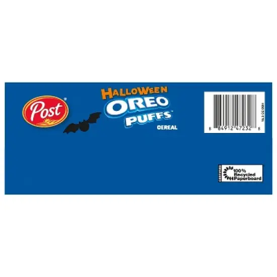 Post Halloween Oreo Puffs Breakfast Cereal - 16.5oz image {8}
