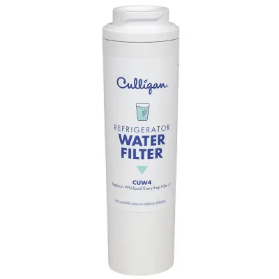Culligan CUW4 Replacement Whirlpool (EDR4RXD1/WHR4RXD1/KAD4RXD1) Refrigerator Water Filter 4: Filters Odors, Lead, Chlorine image {1}